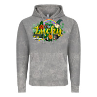 Cloud Rock lucky gnomes truck St. Patrick's Vintage Hoodie - HowdyJamesFarm