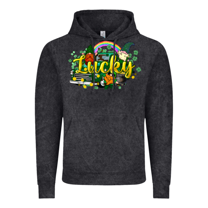 Lucky Gnomes Truck St. Patrick's Vintage Hoodie by HowdyJamesFarm | Teevron