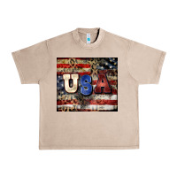 French Oak usa Urban Heavy Tee - CowGirlArtShop