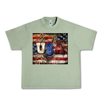 Oil Green usa Urban Heavy Tee - CowGirlArtShop