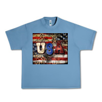 Pebble Blue usa Urban Heavy Tee - CowGirlArtShop