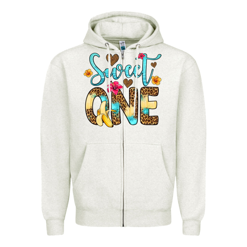 Sweet One Banana Zipper Hoodie by Artiststas | Teevron