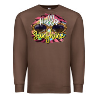 Chestnut hello sunshine Premium Sweatshirt - BarkalooDesign