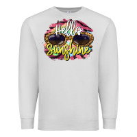 Dove Grey hello sunshine Premium Sweatshirt - BarkalooDesign