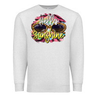 Oatmeal Heather hello sunshine Premium Sweatshirt - BarkalooDesign