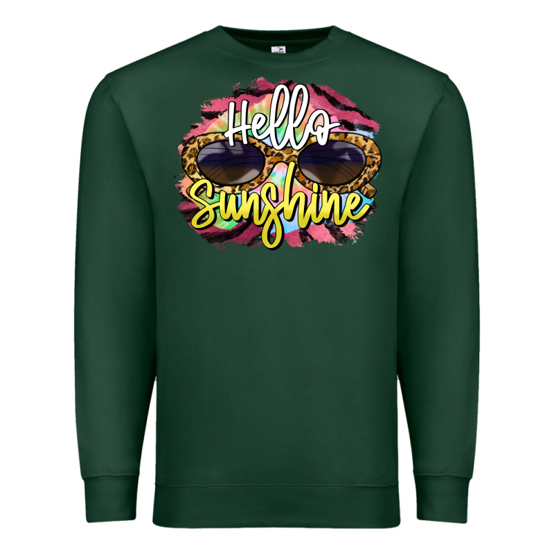 Hello Sunshine Premium Sweatshirt by BarkalooDesign | Teevron