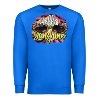 True Royal hello sunshine Premium Sweatshirt - BarkalooDesign