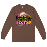 Chestnut baseball sister Long Sleeve Tee - OliviaCreatesArt