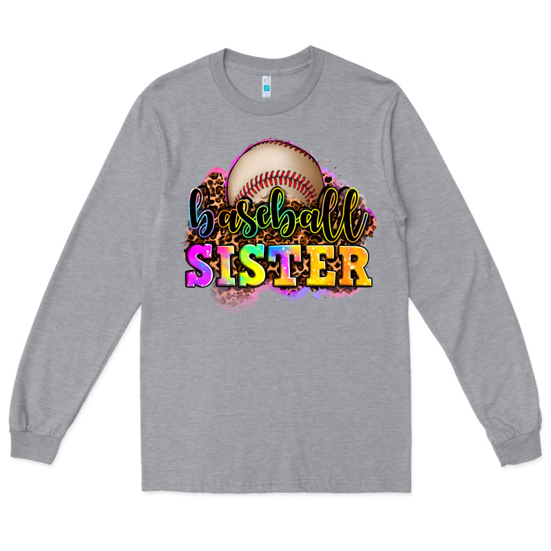 Baseball Sister Long Sleeve Tee by OliviaCreatesArt | Teevron