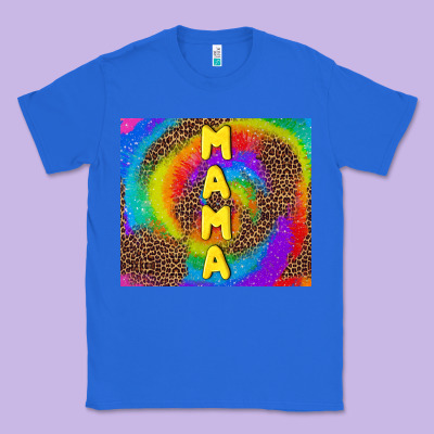 Mama Tie Dye Classic Tee Designed By Tumblerdesignbyshophia
