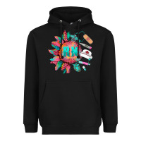 Black western registered nurse  medical instruments Heavyweight Hoodie - BarkalooDesign