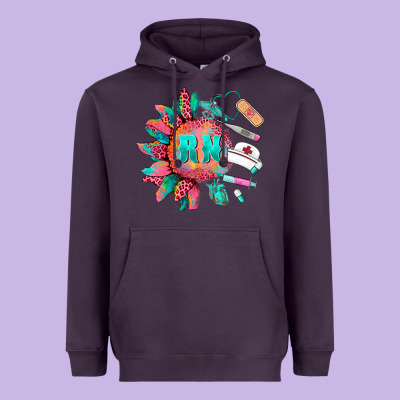 Western Registered Nurse  Medical Instruments Heavyweight Hoodie Designed By Barkaloodesign