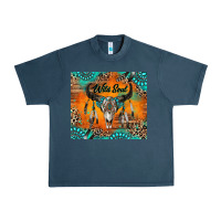 Midnight Navy wild soul boho bull skull Urban Heavy Tee - RanaPortraitStore