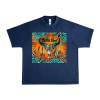 Navy wild soul boho bull skull Urban Heavy Tee - RanaPortraitStore