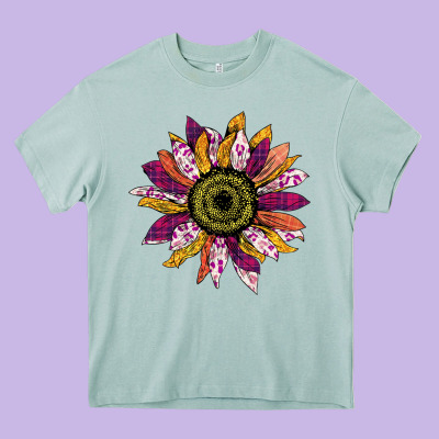 Sunflower Png Heavy Core Tee Designed By Bettercallsaul