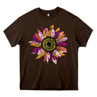 Chocolate Brown sunflower png Heavy Core Tee - Bettercallsaul