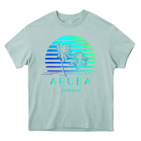 Arona Vintage Aruba Beach Tropical Vibes Vacation Souvenir Gift Heavy Core Tee - longCreatives