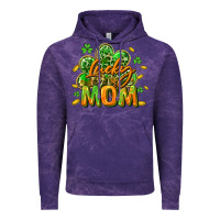 Cloud Purple Lucky Mom  St. Patrick's Day Vintage Hoodie - CowGirlArtShop