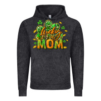 Vintage Black Lucky Mom  St. Patrick's Day Vintage Hoodie - CowGirlArtShop