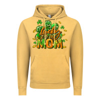 Vintage Mustard Lucky Mom  St. Patrick's Day Vintage Hoodie - CowGirlArtShop