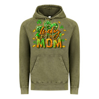 Vintage Olive Lucky Mom  St. Patrick's Day Vintage Hoodie - CowGirlArtShop