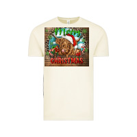 Vintage Arctic merry christmas heifer cow Vintage Tee - CowGirlArtShop
