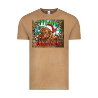 Vintage Camel merry christmas heifer cow Vintage Tee - CowGirlArtShop
