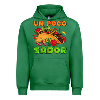 Emerald un poco sabor with taco and pepper Urban Hoodie - AdoDesignShop