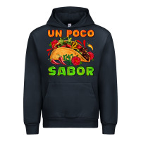 Navy un poco sabor with taco and pepper Urban Hoodie - AdoDesignShop