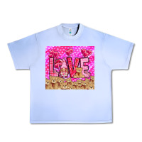 Grape Ice Love gnome with bear tumbler Valentine's Day Urban Heavy Tee - HowdyJamesFarm