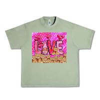 Oil Green Love gnome with bear tumbler Valentine's Day Urban Heavy Tee - HowdyJamesFarm