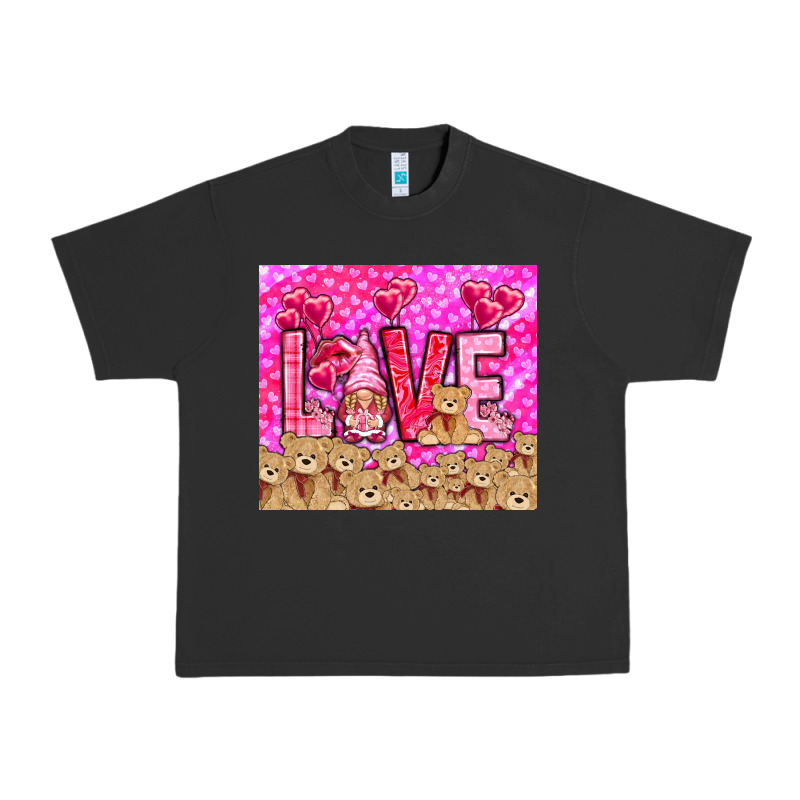 Love Gnome With Bear Tumbler Valentine's Day Urban Heavy Tee by HowdyJamesFarm | Teevron