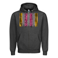 Charcoal Heather race leopard brush stroke Zipper Hoodie - Artiststas