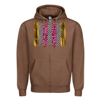 Chestnut race leopard brush stroke Zipper Hoodie - Artiststas