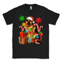 Black christmas german shepherd Classic Tee - Artiststas
