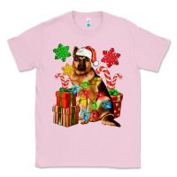 Bubblegum Pink christmas german shepherd Classic Tee - Artiststas