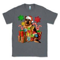Charcoal Heather christmas german shepherd Classic Tee - Artiststas