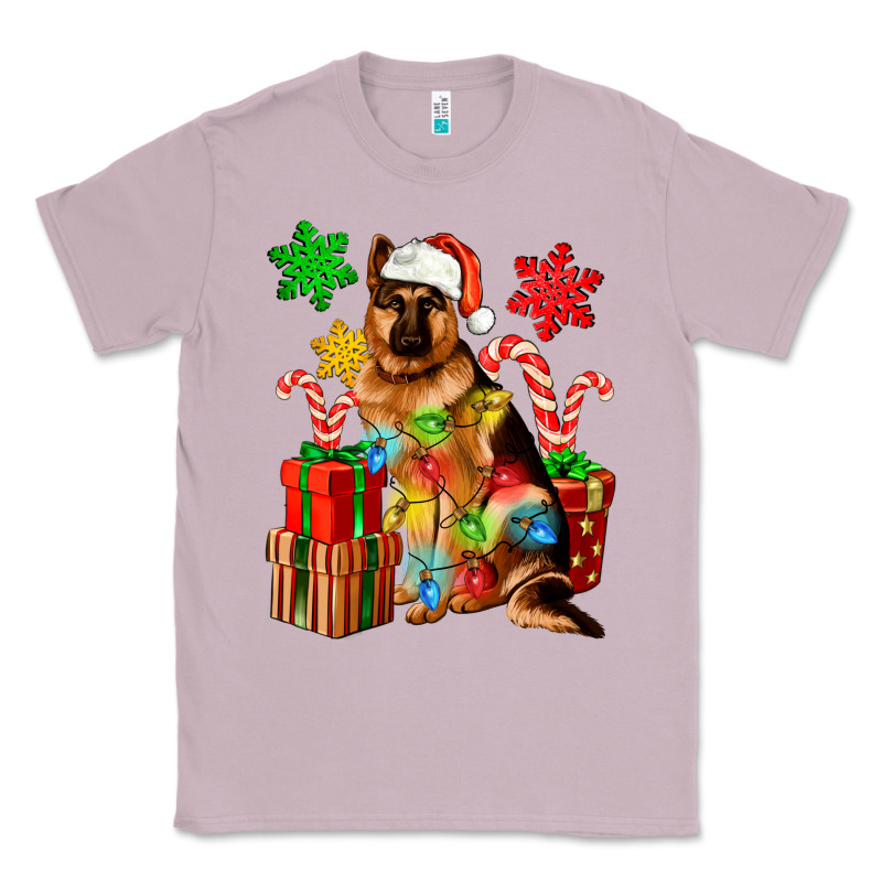 Christmas German Shepherd Classic Tee by Artiststas | Teevron