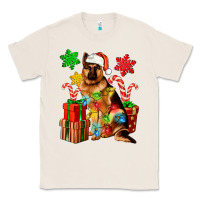 Natural christmas german shepherd Classic Tee - Artiststas