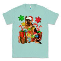 Seafoam christmas german shepherd Classic Tee - Artiststas
