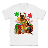 White christmas german shepherd Classic Tee - Artiststas