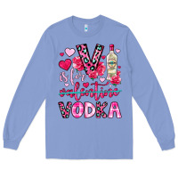 Colony Blue v is for vodka Long Sleeve Tee - OliviaCreatesArt