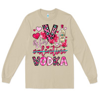 Mushroom v is for vodka Long Sleeve Tee - OliviaCreatesArt