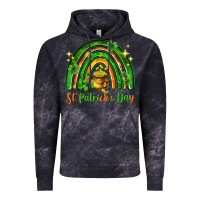 Cloud Black St. Patrick's Day rainbow Vintage Hoodie - HowdyJamesFarm
