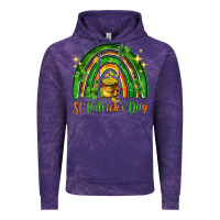 Cloud Purple St. Patrick's Day rainbow Vintage Hoodie - HowdyJamesFarm