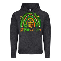 Vintage Black St. Patrick's Day rainbow Vintage Hoodie - HowdyJamesFarm