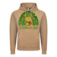 Vintage Coffee St. Patrick's Day rainbow Vintage Hoodie - HowdyJamesFarm
