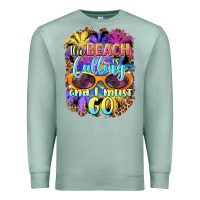 Seafoam the beach is calling and i must go Premium Sweatshirt - BarkalooDesign
