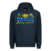 Navy The Jamarcus Has Arrived Premium Hoodie - CowhideDigitalArt