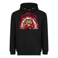 Black cherry rainbow Heavyweight Hoodie - BarkalooDesign
